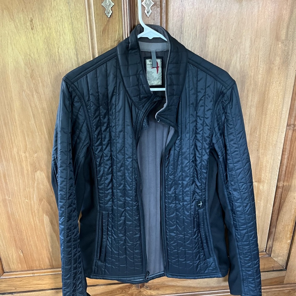 Men’s black quilted Relwen jacket medium